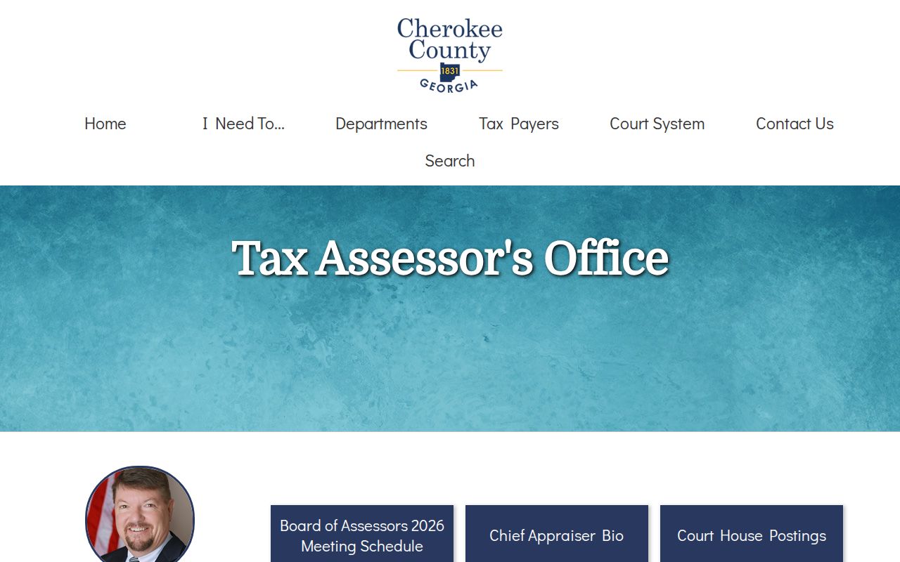 Cherokee County people search tax assessor property lookup